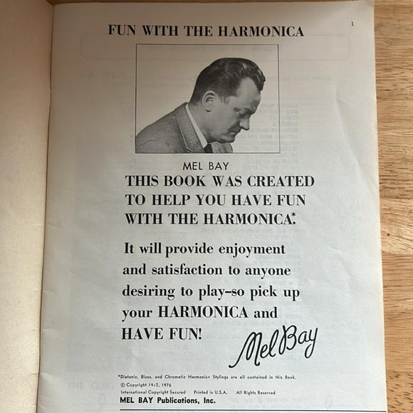 Mel Bay Fun With The Harmonica Music Book - Picture 3 of 5